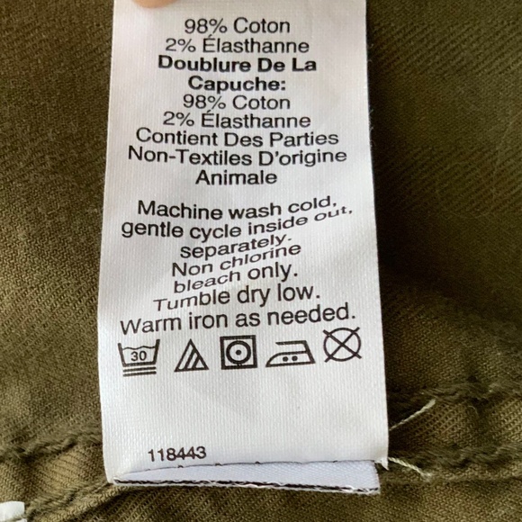 Madewell Tilden Classic Military Anorak Utility Jacket Olive Army Green SZ S - Picture 10 of 14